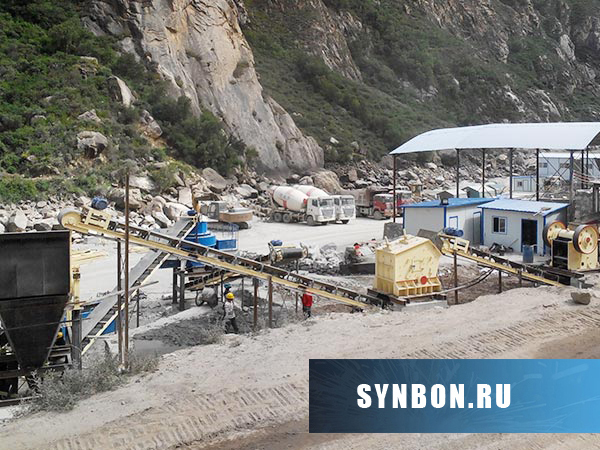 Участок дробления песка и гравия на северо-востоке провинции Цзилинь