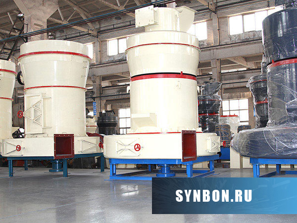 Продукция мельницы Zhengzhou Raymond размещена в цехе