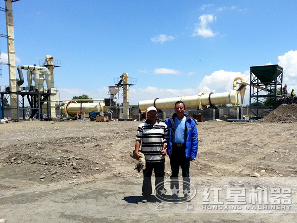 Технические специалисты компании Henan Red Star посетили место установки печи для обжига извести, защищающей окружающую среду
