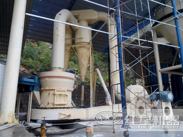 Производственная площадка Kaolin Raymond Mill