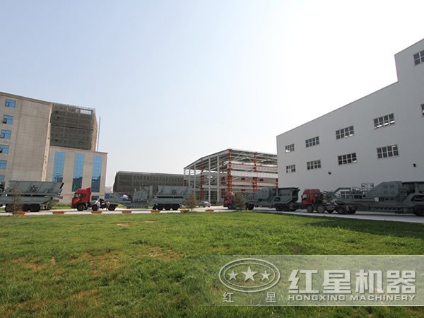 Место поставки мобильной дробилки калиевого полевого шпата Henan Hongxing Machinery