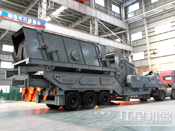 Мобильная дробилка для голубого камня, 500 тонн в час