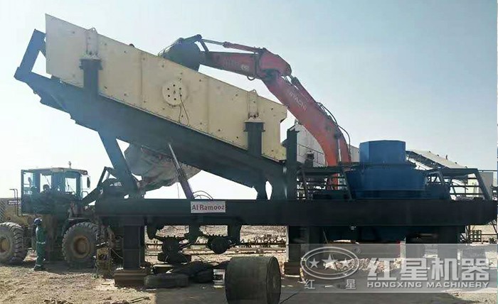 Комплексная производственная площадка большой мобильной пескоструйной установки