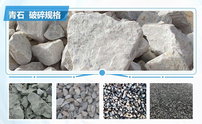 Визуализация технических характеристик дробления Bluestone