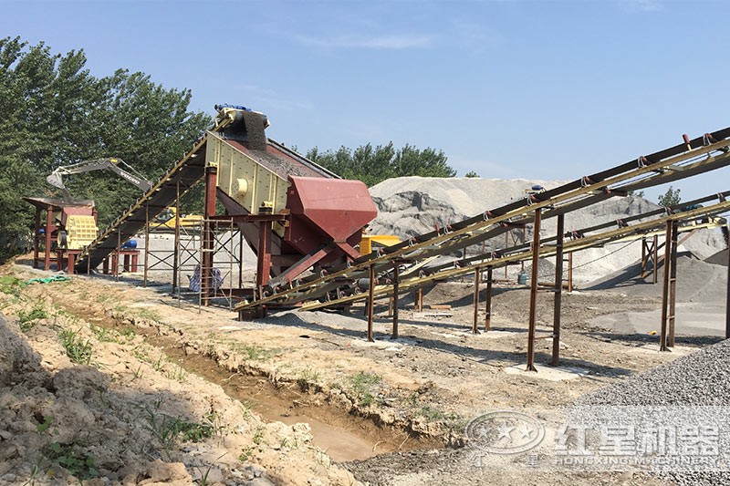 Линия по производству известнякового щебня