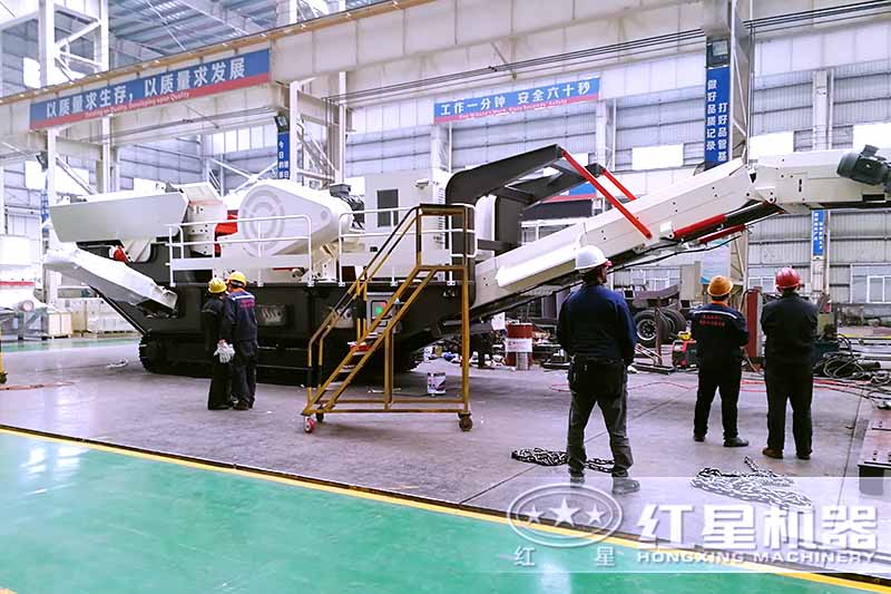 Щековая дробилка для установки на автомобиле
