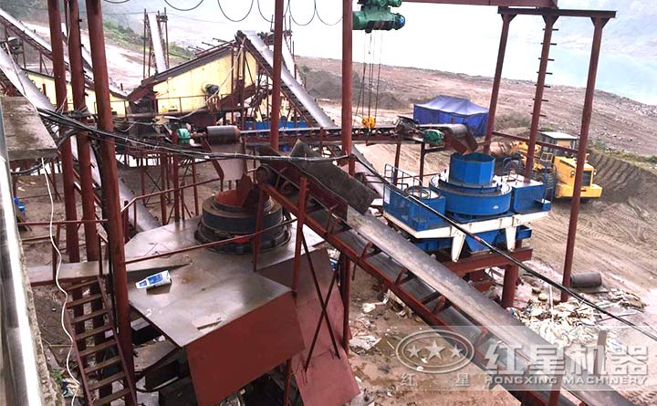 Заказчик Jiangxi машина для производства песка из камня сайт клиента
