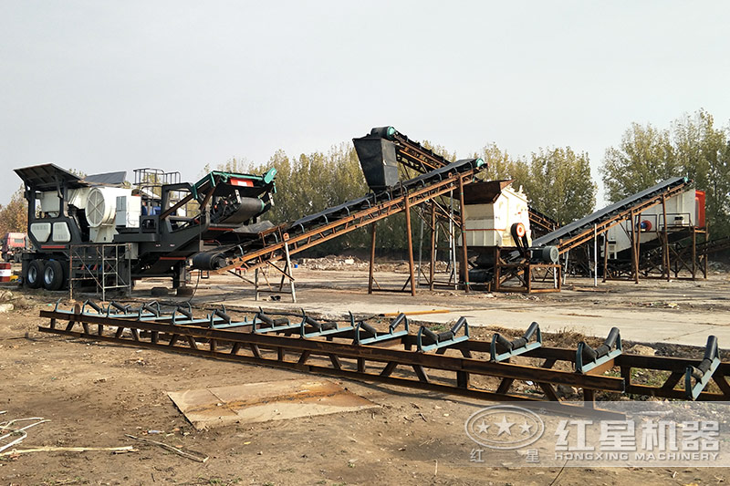 Место установки каменной дробилки Хэбэй