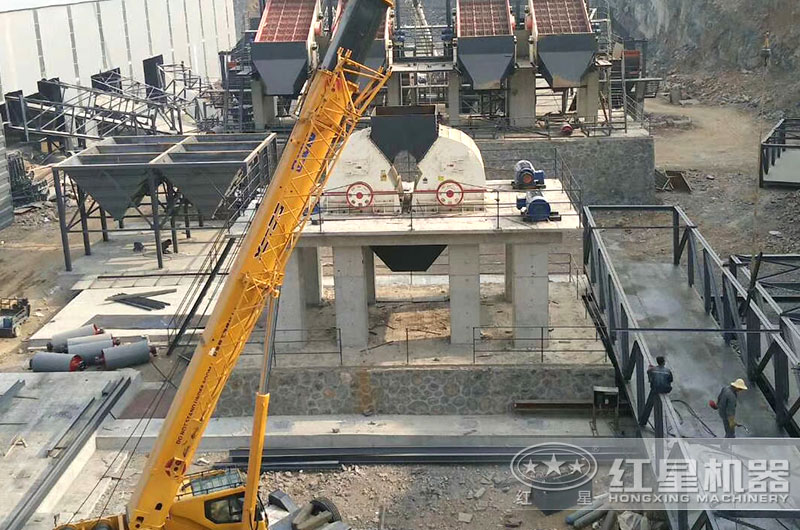 Площадка для производства молотковых дробилок простого типа