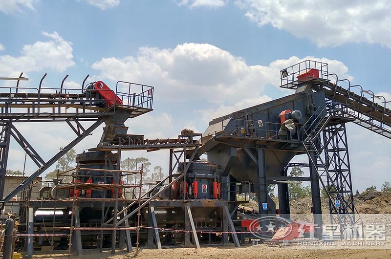 Участок производства щебня и песка 200 тонн