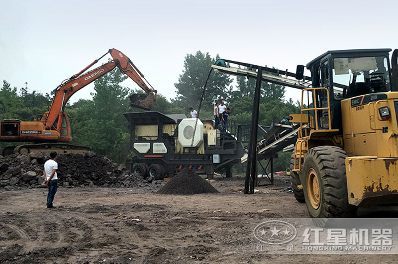 Линия по производству мобильных отходов в Хуайнань